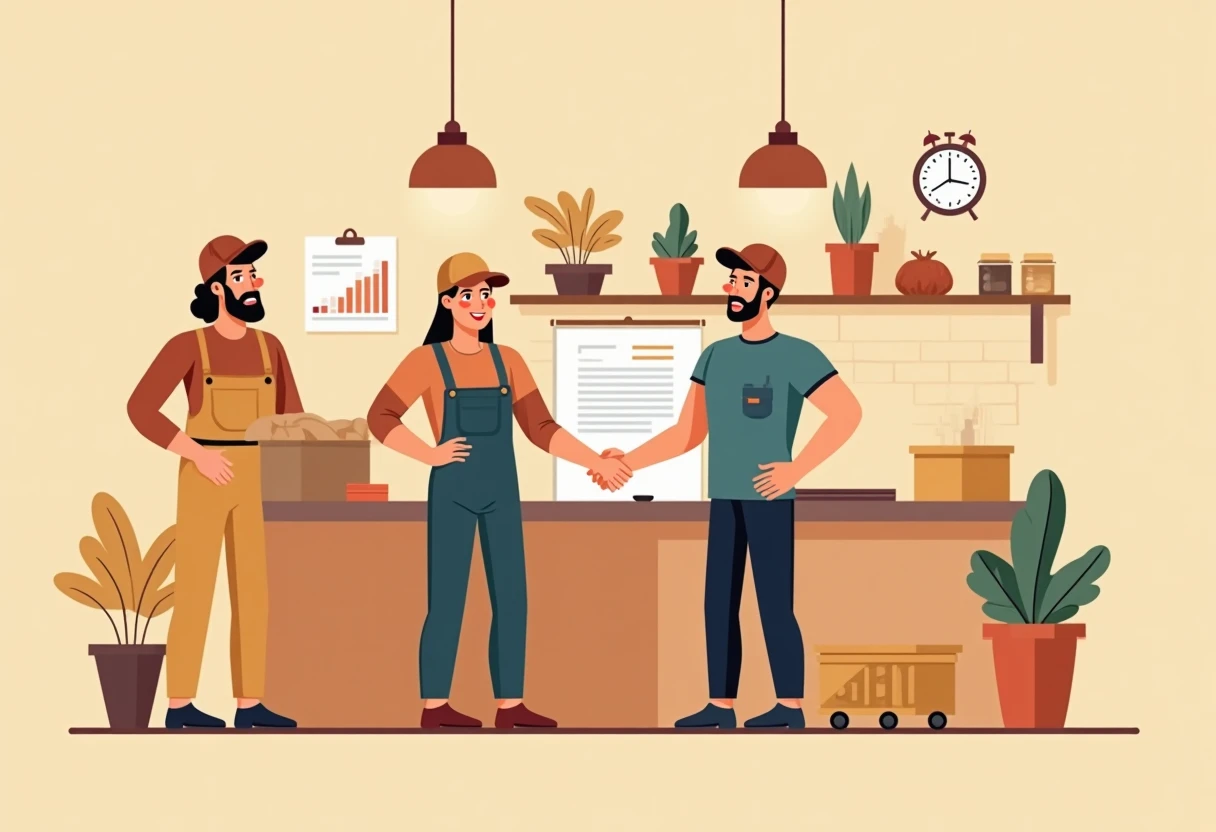 Team in een restaurantkeuken