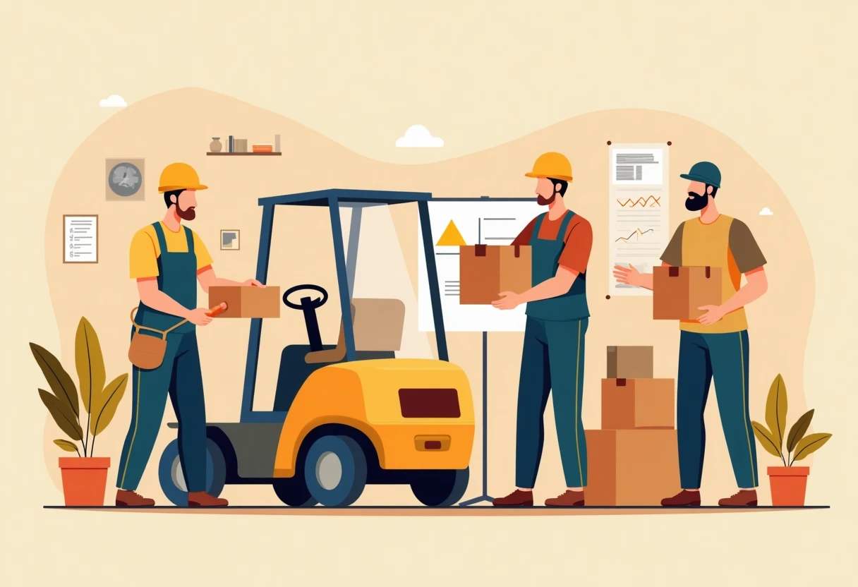 Construction workers on-site