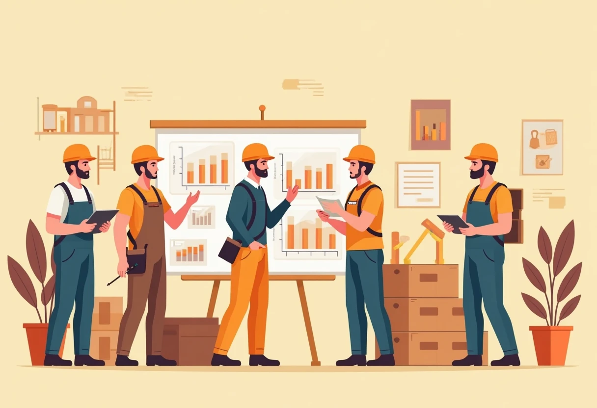 Construction team collaboration