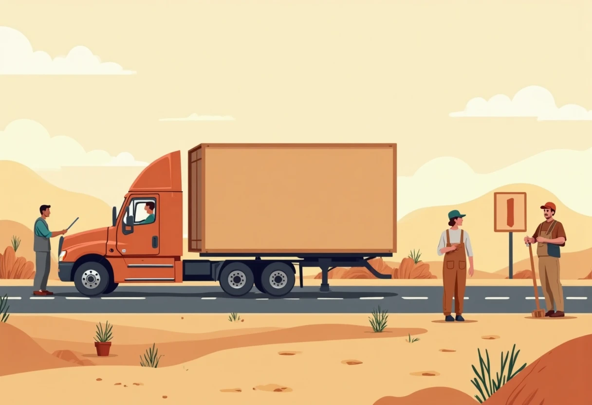International truck driving